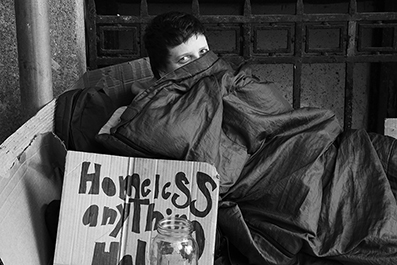 Homeless : Street Life : New York : Personal Photo Projects : Photos : Richard Moore : Photographer